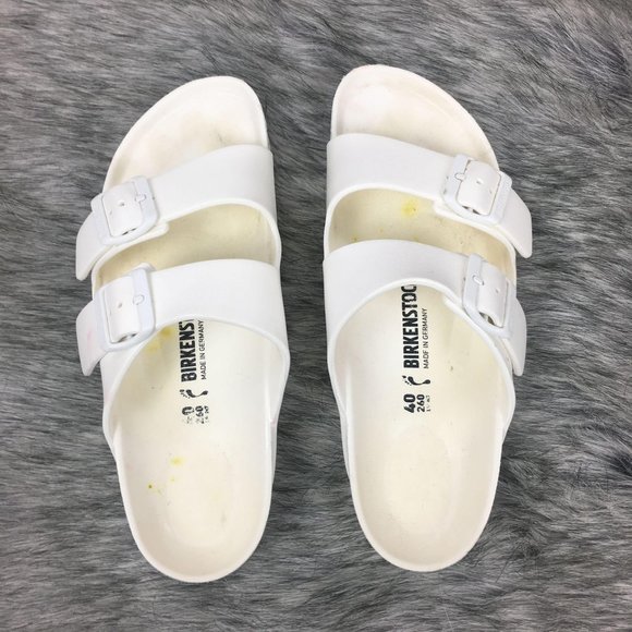 Birkenstock Shoes - Birkenstock Women Arizona Eva White Slides EUR 40